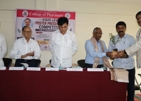 Prof. A. N. Maniyar Represents SVPM's Institute of Pharmacy as Chief Guest and Evaluator at State-Level Academic Event